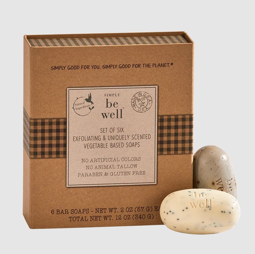 6 pc. Exfoliating Bar Soap Set - Squash Cancer