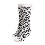 Comfy Luxe Leopard Knee High Knit Socks - Squash Cancer
