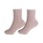 Comfy Luxe Solid Mini Crew Knit Socks - Squash Cancer