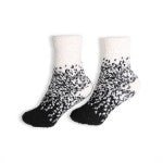 Comfy Luxe Two-Tone Mini Crew Knit Socks - Squash Cancer