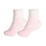 Comfy Luxe Two-Tone Mini Crew Knit Socks - Squash Cancer