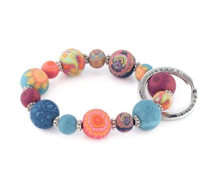French Quarter Small Wrist Keychain - Squash Cancer