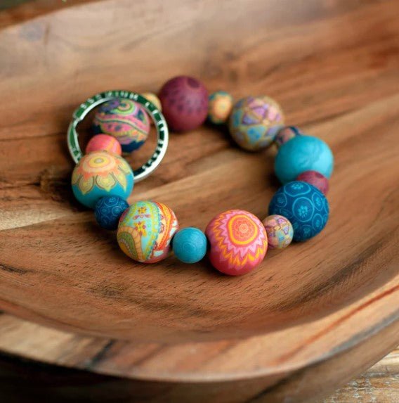 French Quarter Small Wrist Keychain - Squash Cancer