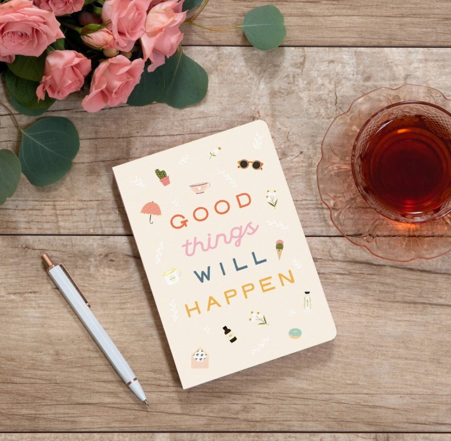 Good Things Will Happen Compact Coptic-Bound Journal – Squash Cancer