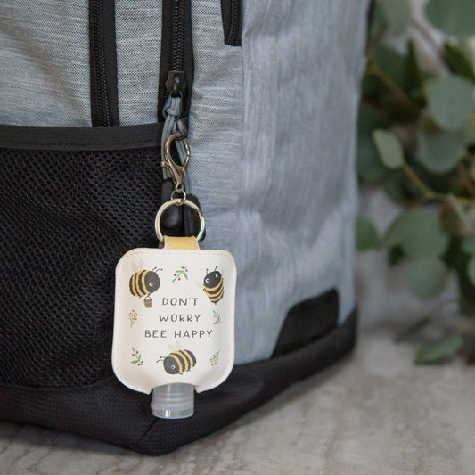 Hand-Sanitizer Holder with Travel Bottle - Squash Cancer