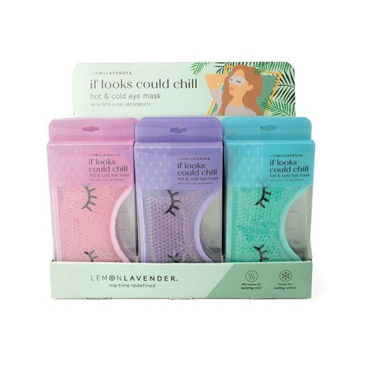Lemon Lavender If Looks Could Chill Hot & Cold Gel Eye Mask - Squash Cancer