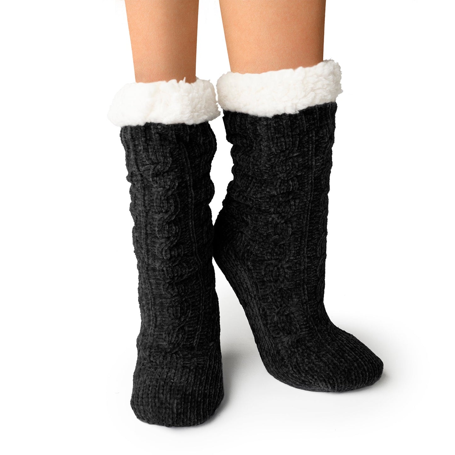 Luxurious Chenille Boot Socks - Squash Cancer