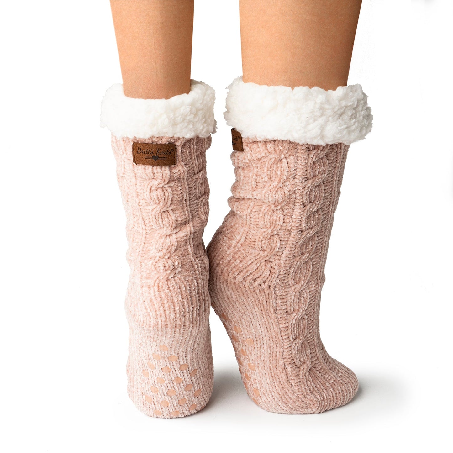 Luxurious Chenille Boot Socks - Squash Cancer