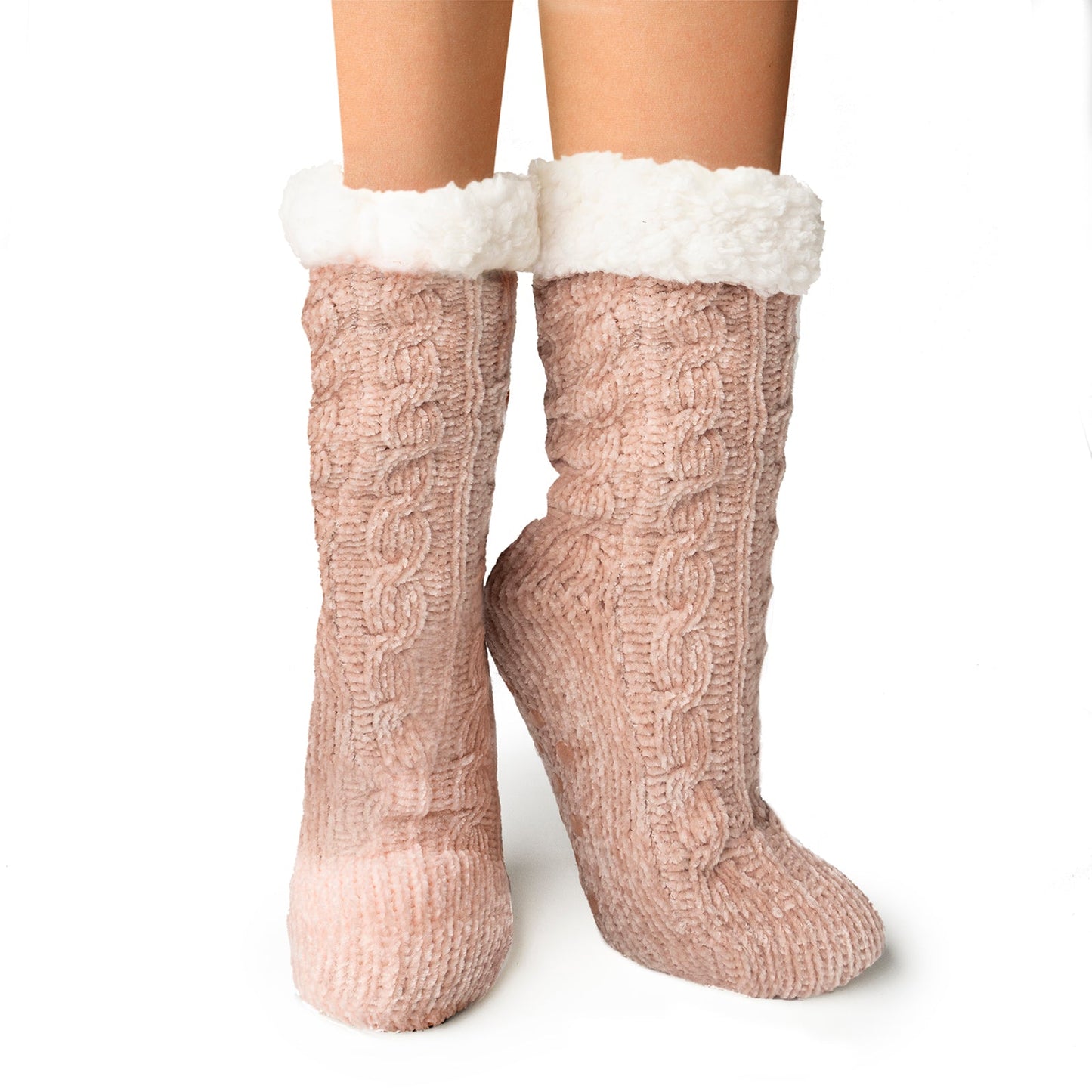 Luxurious Chenille Boot Socks - Squash Cancer