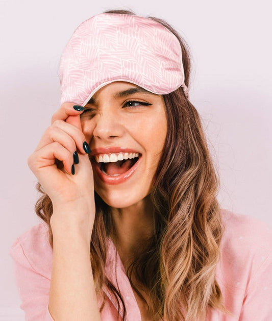 Silky Satin Eye Mask & Scrunchie Set - Squash Cancer