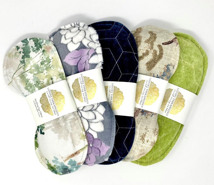 Soothing Eye Pillow with Removable Cover- Lux Collection - Squash Cancer
