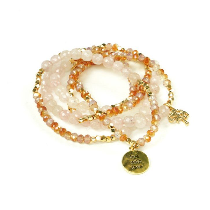 Wrap Bracelet & Necklace - Squash Cancer