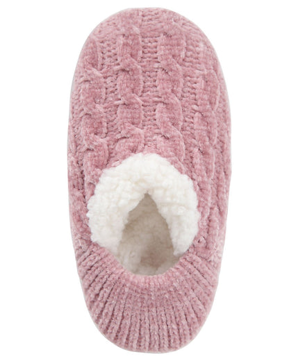 Classic Cable Knit Chenille Slipper - Squash Cancer