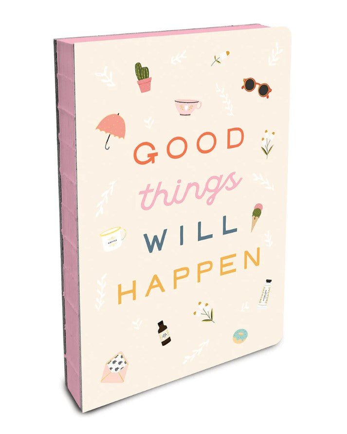 Good Things Will Happen Compact Coptic-Bound Journal - Squash Cancer