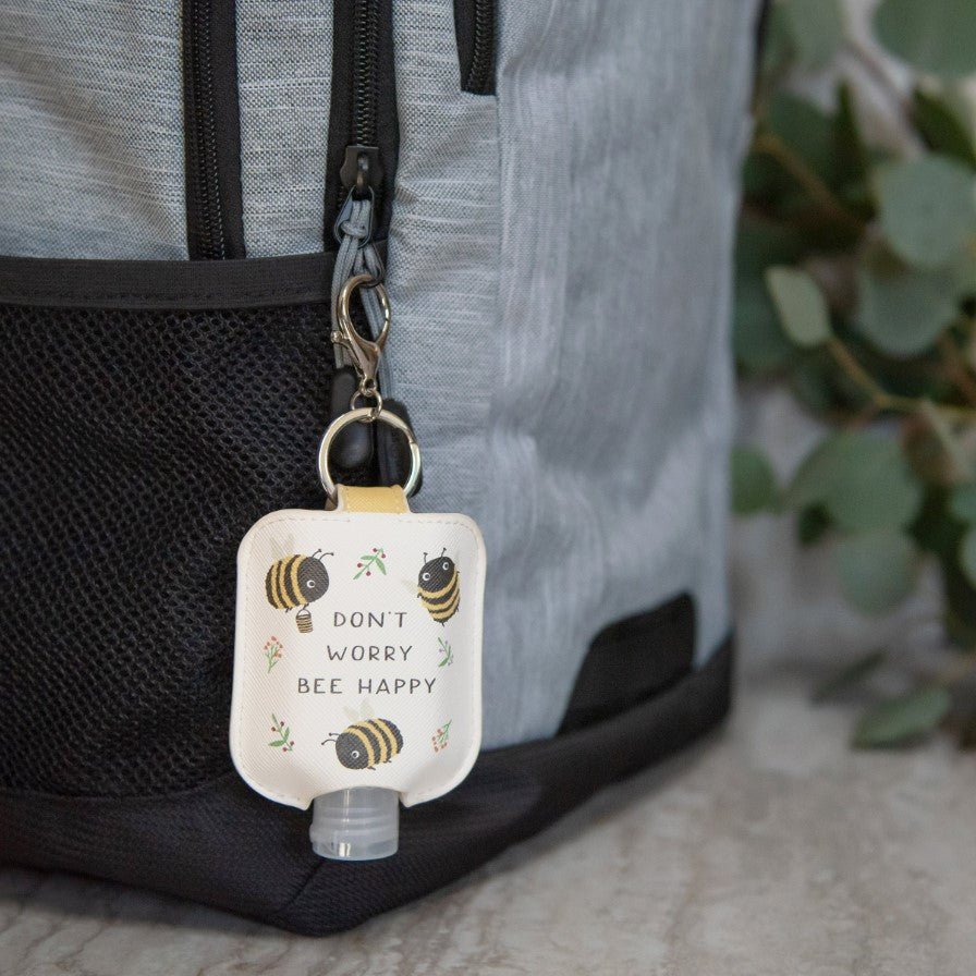 Hand-Sanitizer Holder with Travel Bottle - Squash Cancer