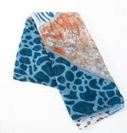 Teal Multi-Animal Print Light Scarf - Squash Cancer